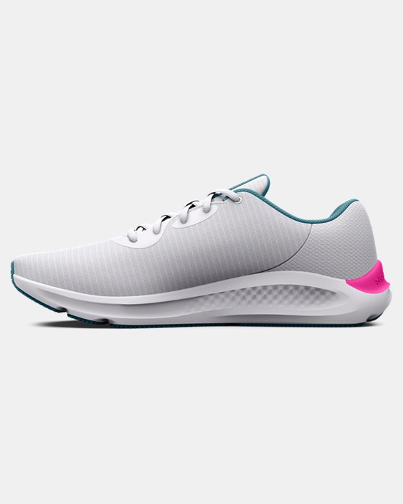 Women's UA Charged Pursuit 3 Tech Running Shoes in White image number 1